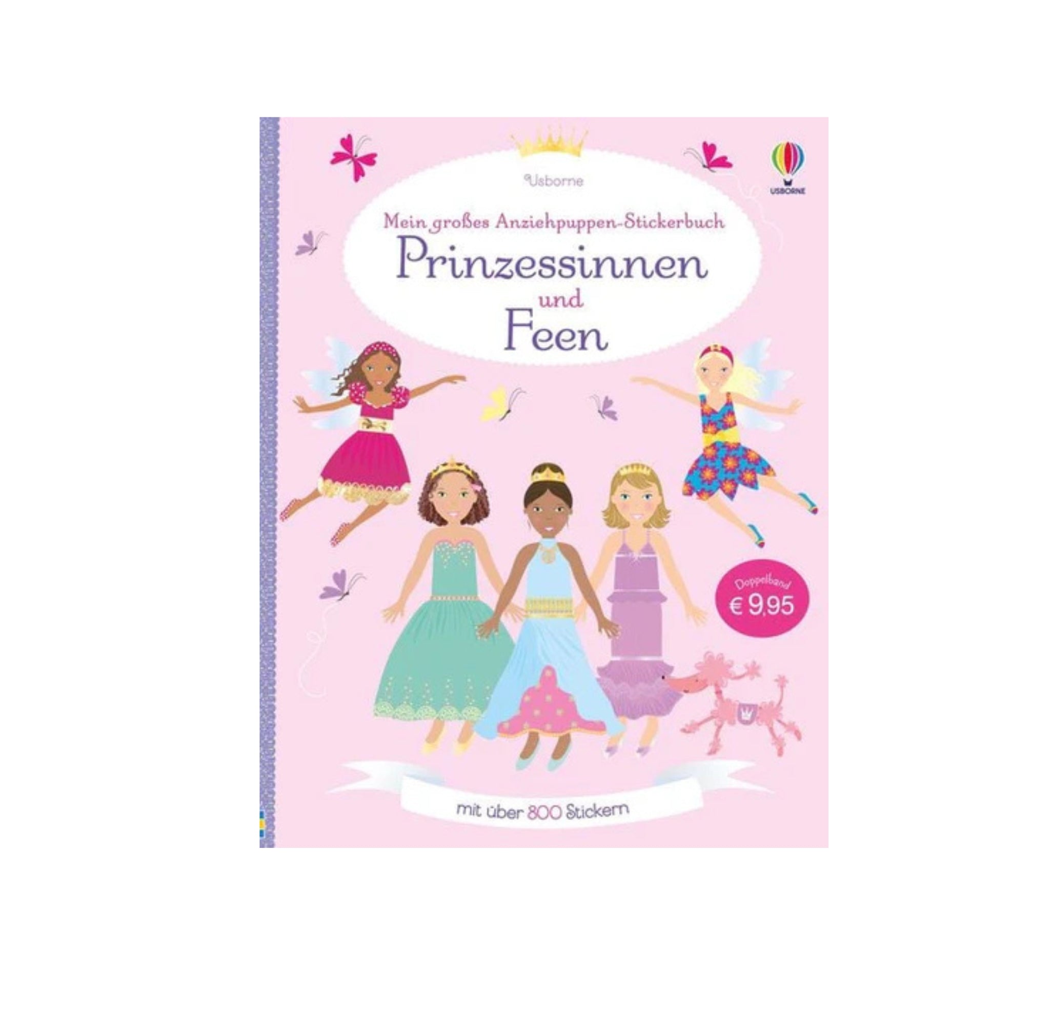 Mein grosses Anziehpuppen-Stickerbuch: Prinzessinen und Feen