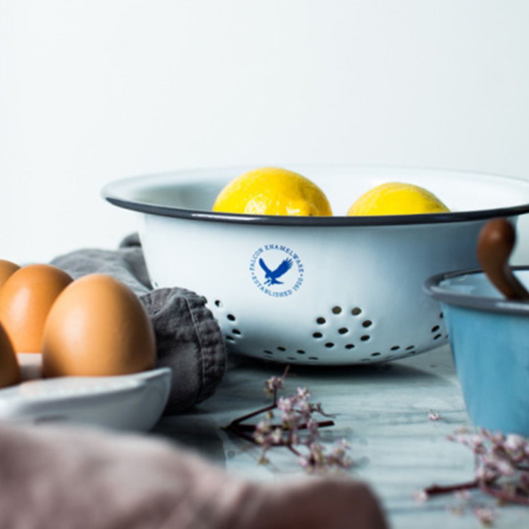 Vorbereitungsset: Weiß mit blauem Rand