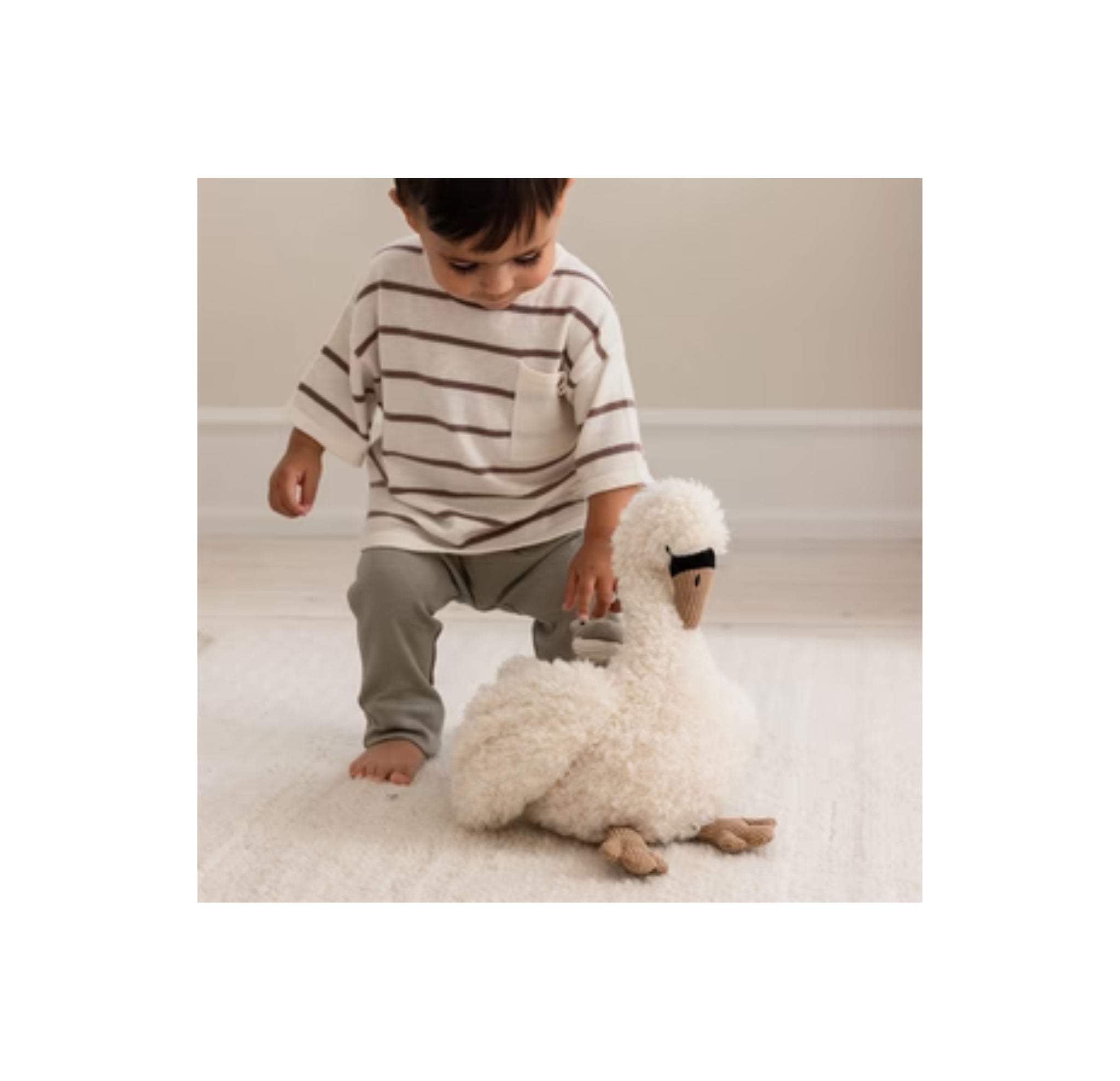 Sebra Activity Schwan - weiches Kuscheltier mit Geräuschen