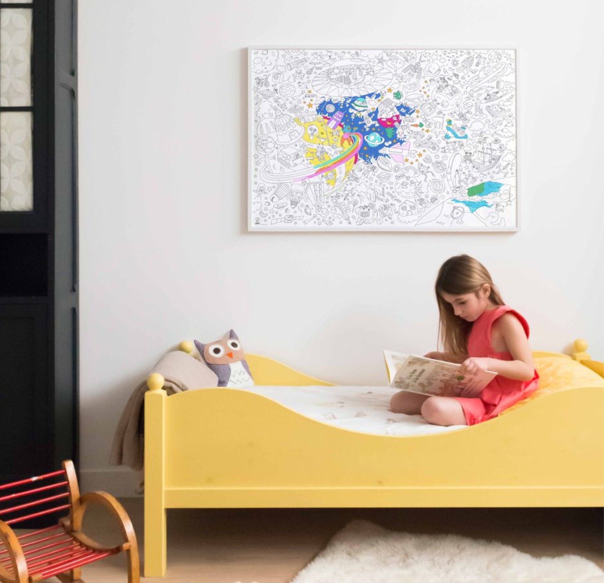 Riesenposter zum Ausmalen- Cosmos