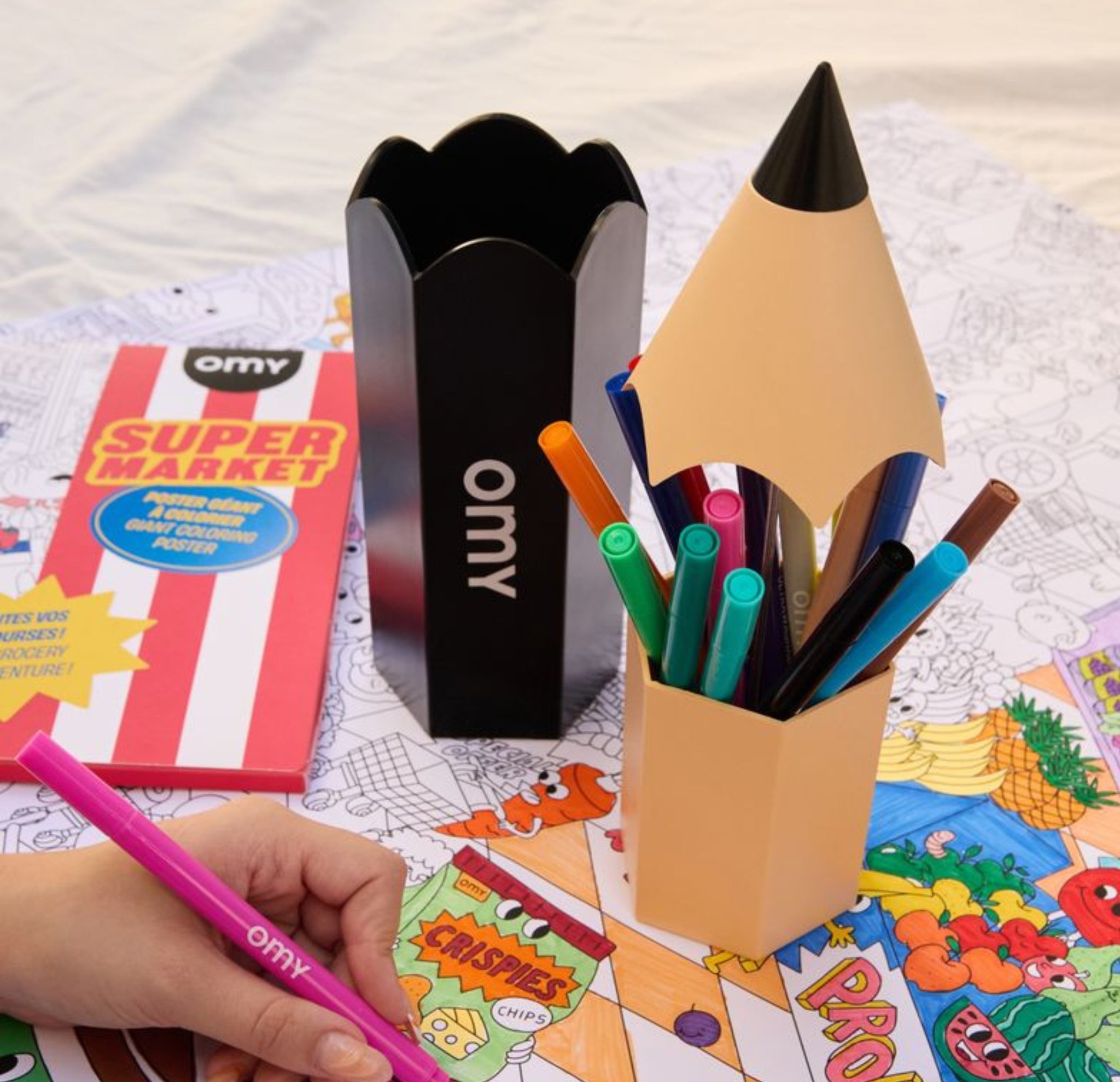 PENCIL BOX BLACK - Pencil box