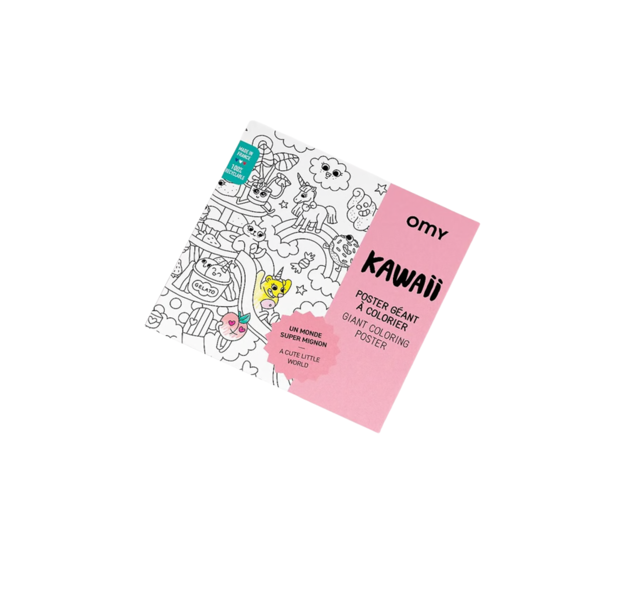 Riesenposter zum Ausmalen- KAWAII