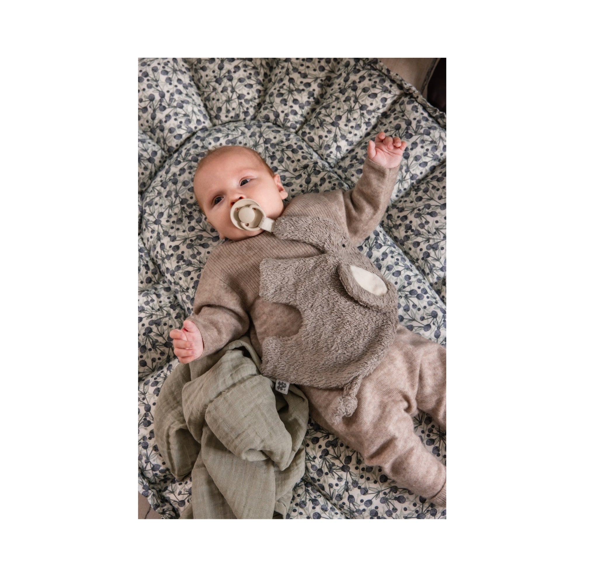 Sebra Kuscheltuch mit Schnullerhalter