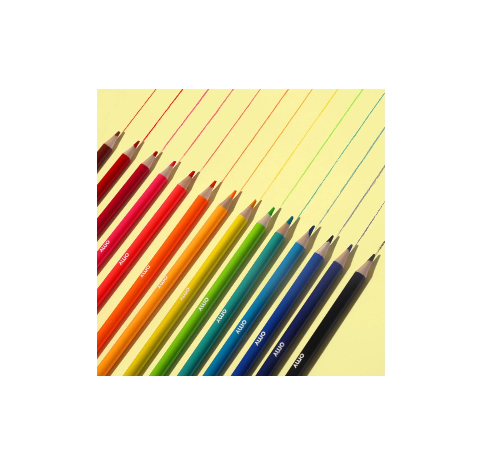 Buntstifte in Pop-Farben