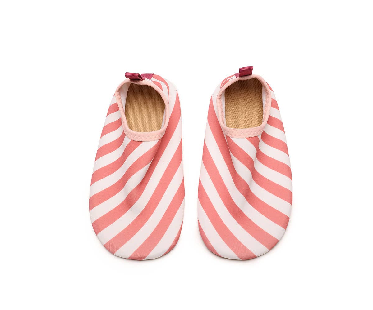 Badeschuhe Stripes Pink / Blau