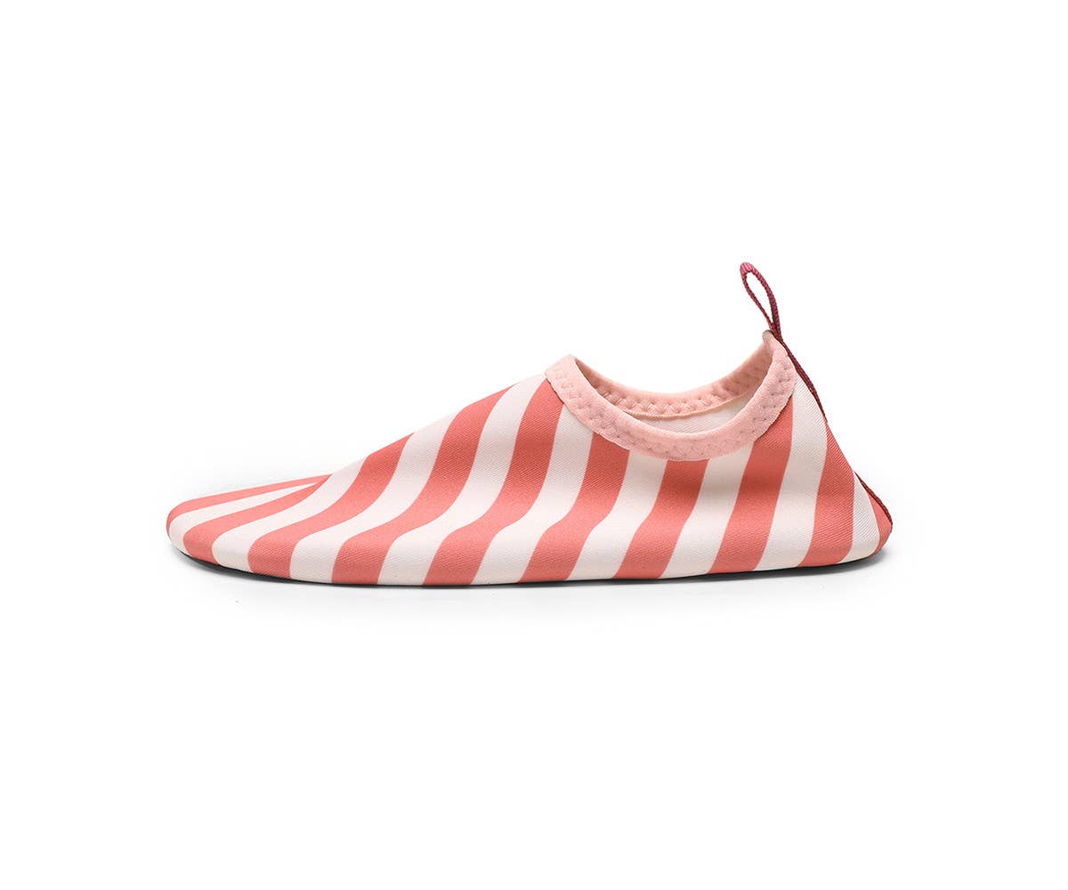 Badeschuhe Stripes Pink / Blau