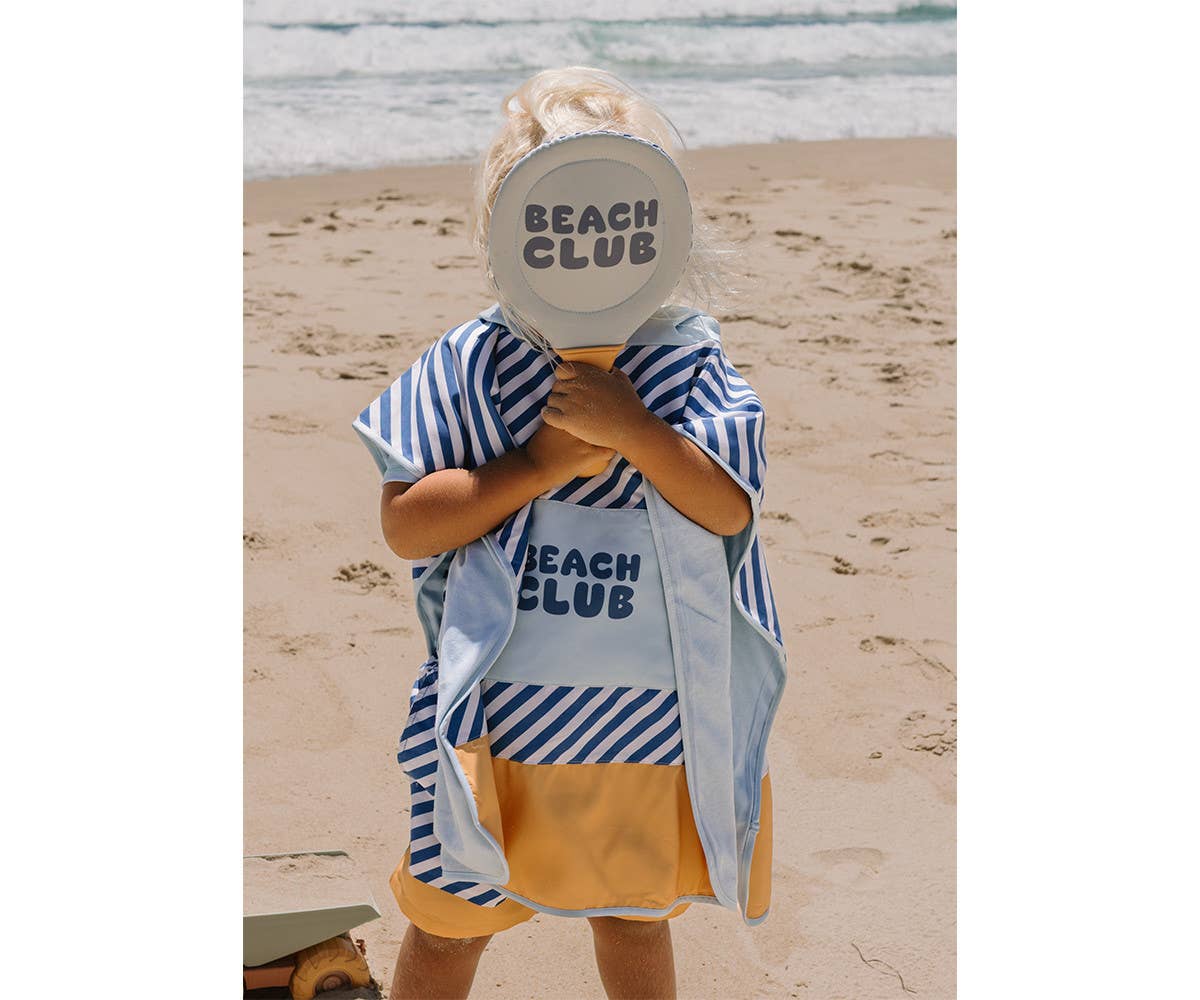 Neopren-Strandpaddel "Stripes Blues & Beyond" mit Ball