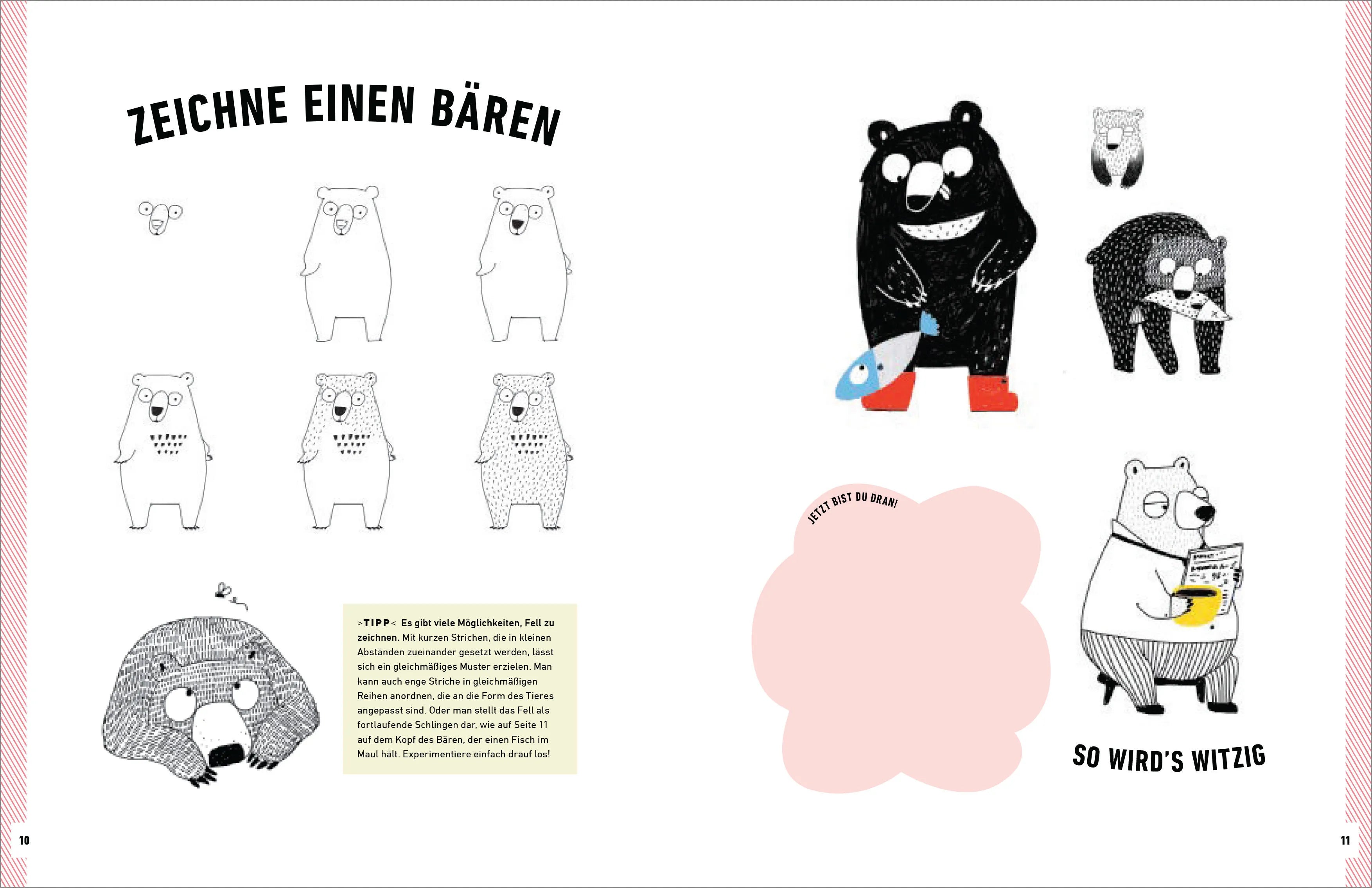 Witzige Tiere Zeichnenen