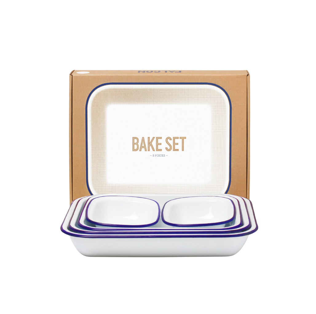 Backset: Weiß mit blauem Rand