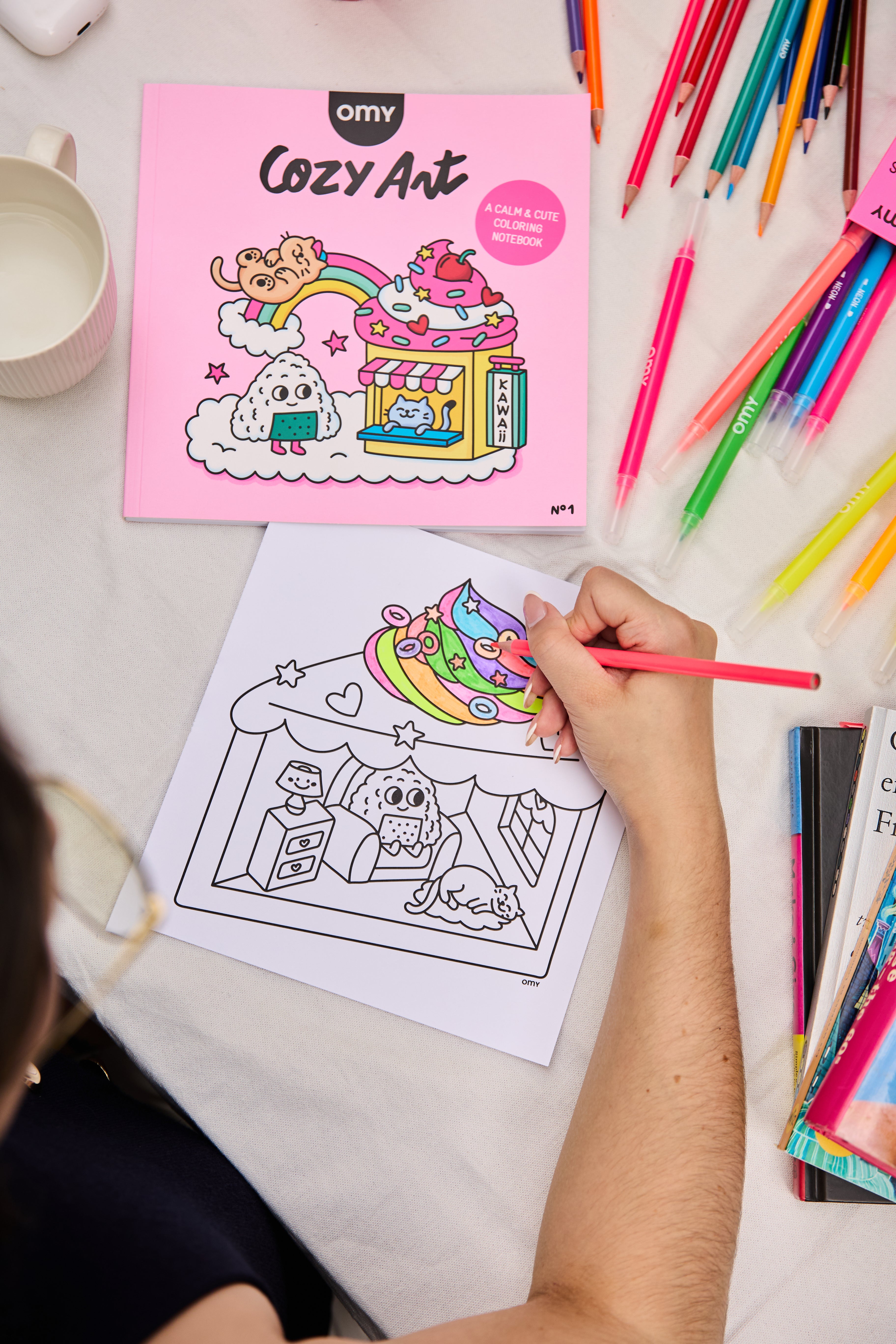 COZY COLORING BOOK - KAWAII