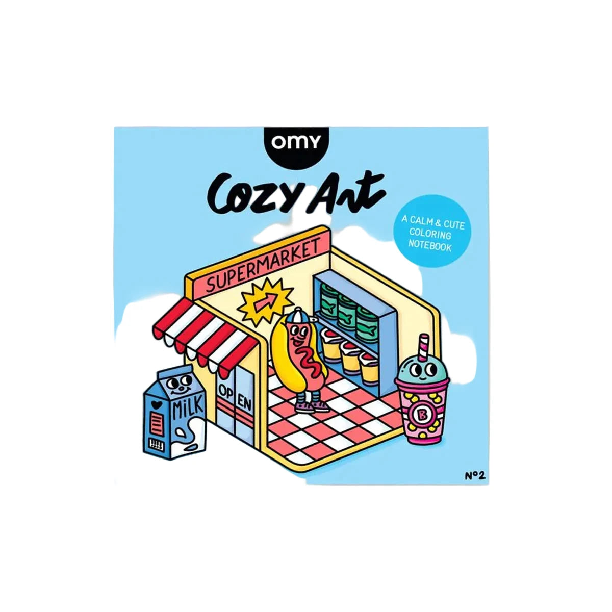 COZY COLORING BOOK - SUPERMARKET