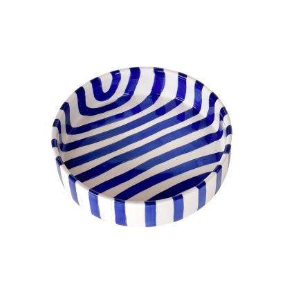 Schale gross Stripes - mare blue