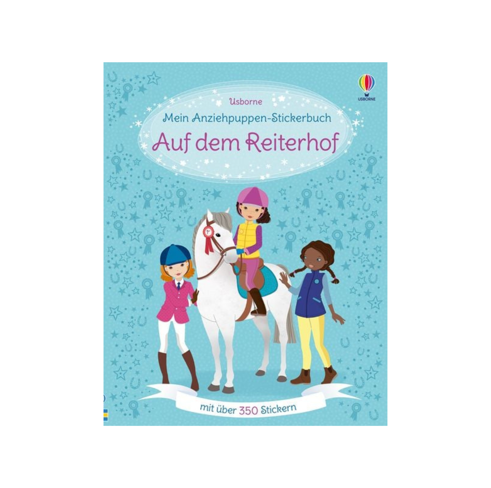 Mein Anziehpuppen-Stickerbuch: Auf dem Reiterhof