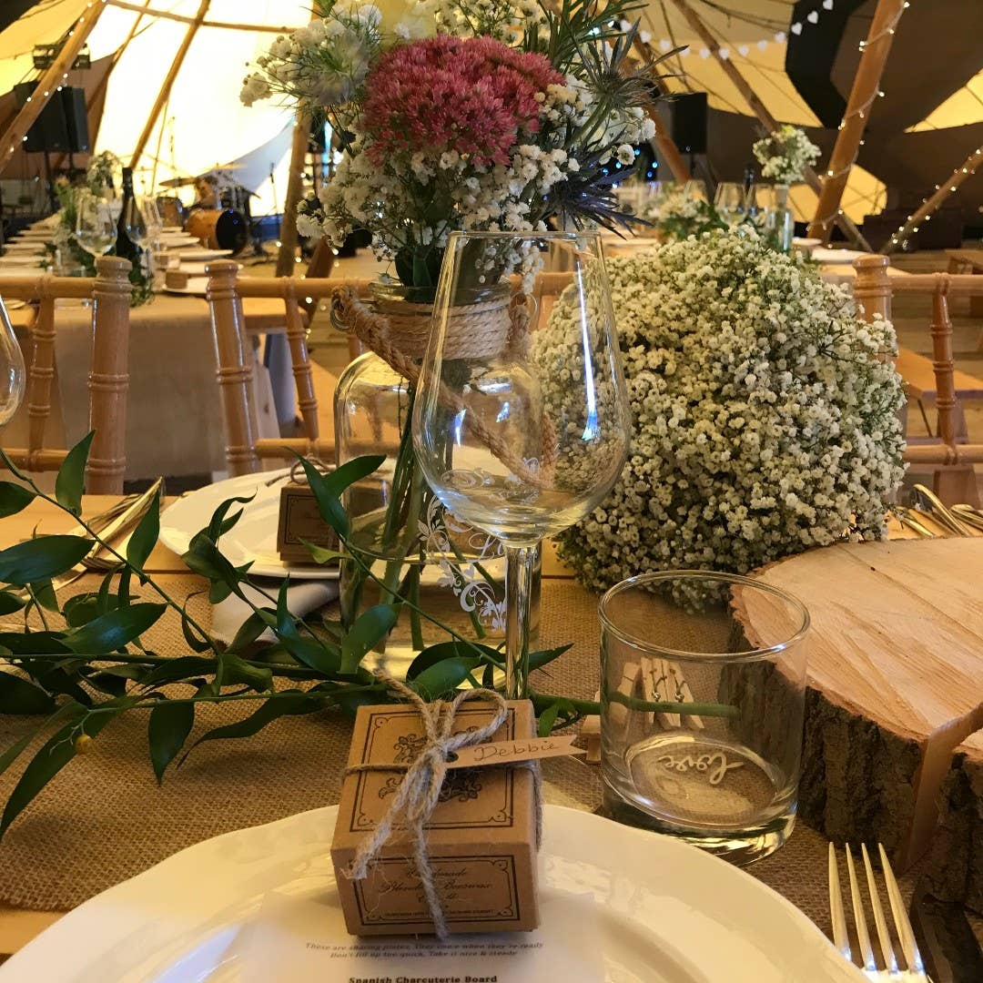 Handmade terracotta beeswax tealight holders made from clay