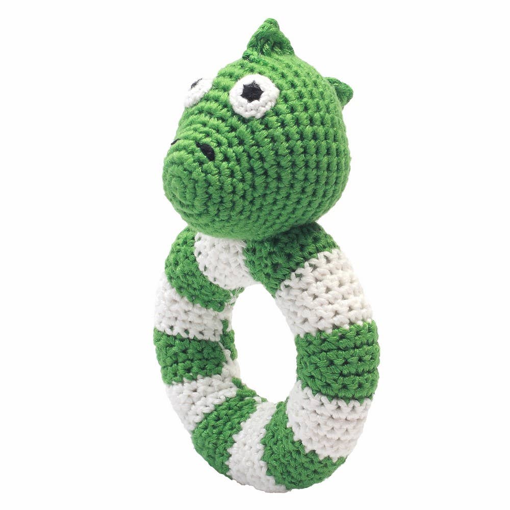 Ringrassel - Grüner Dino