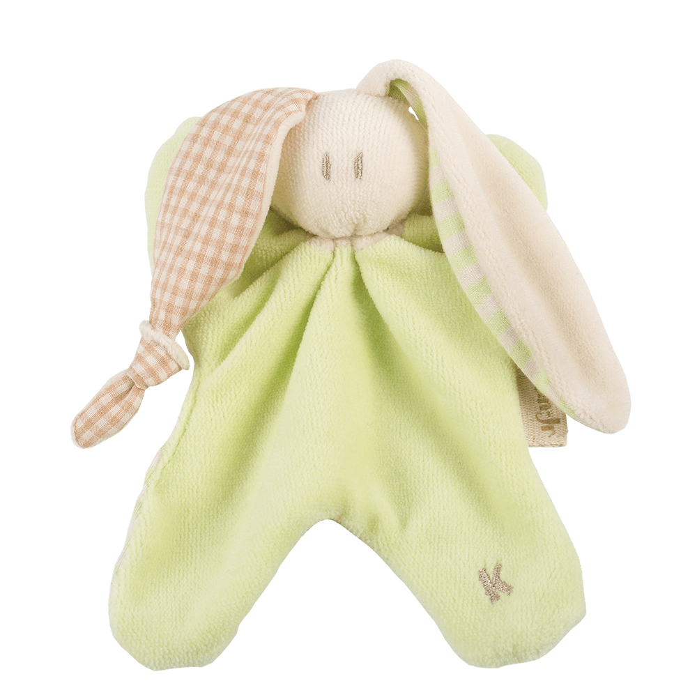 Kuscheltuch Schachtel-Grün