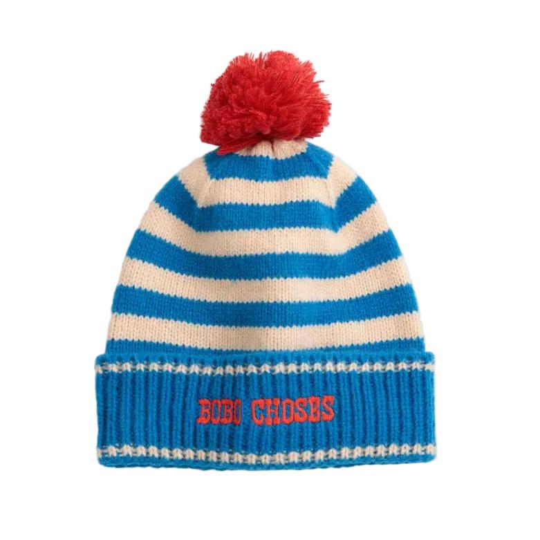 Bobo Choses stripes knitted beanie