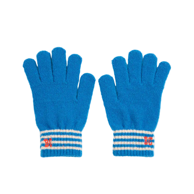 Bobo Choses Bobo Choses knitted gloves blue