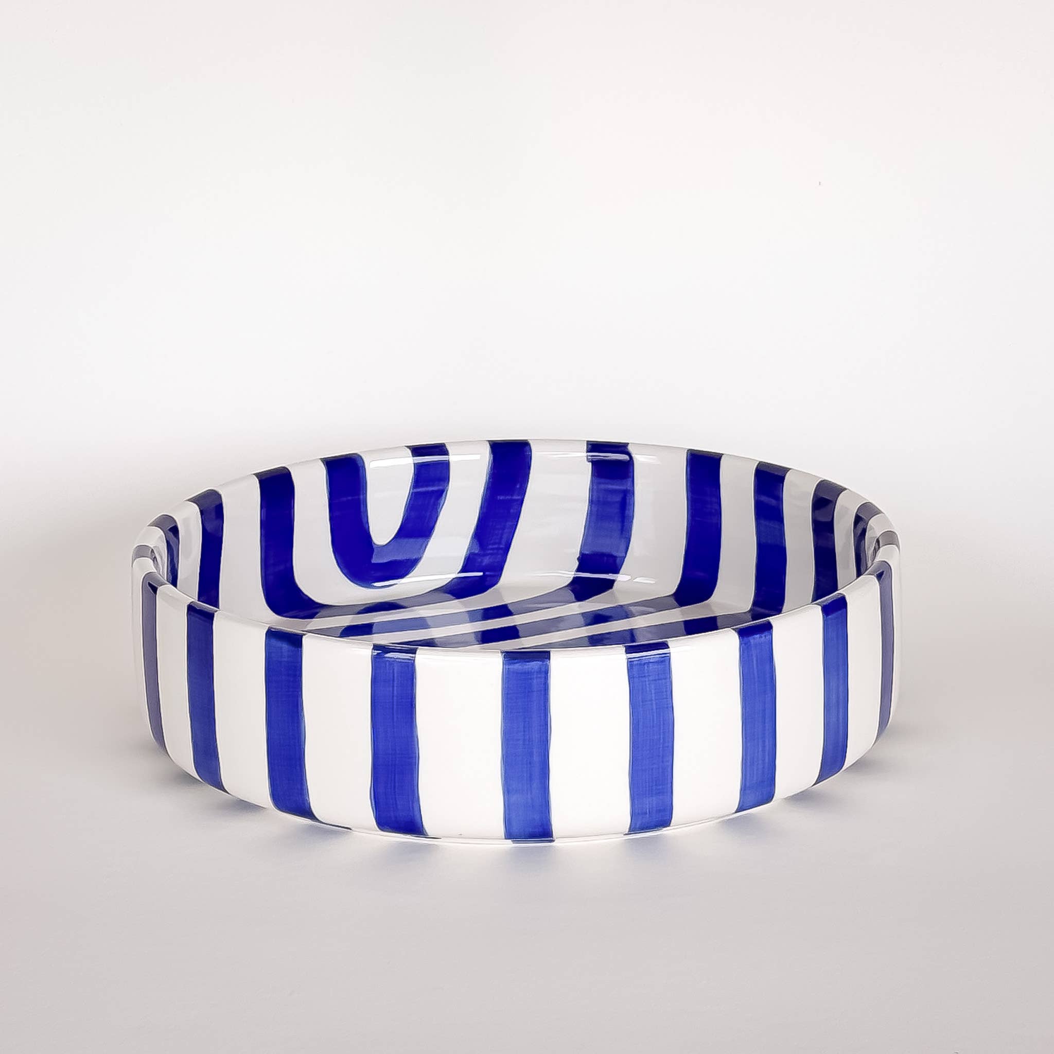 Schale gross Stripes - mare blue