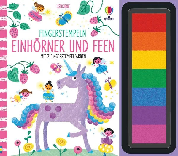 Fingerstemplen: Einhörner und Feen