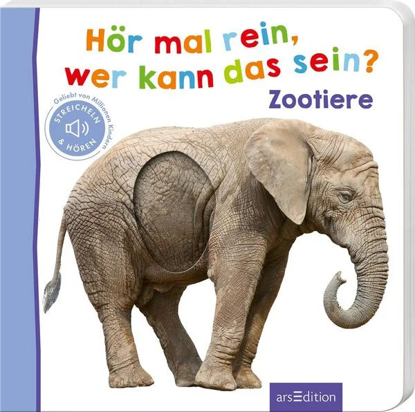 Hör mal rein, wer kann das sein? Zootiere