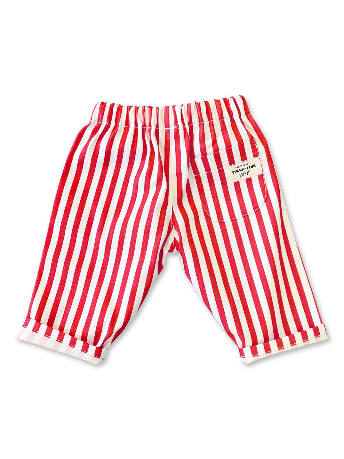 SOMMER TIGER WORKER HOSE STREIFEN ROT