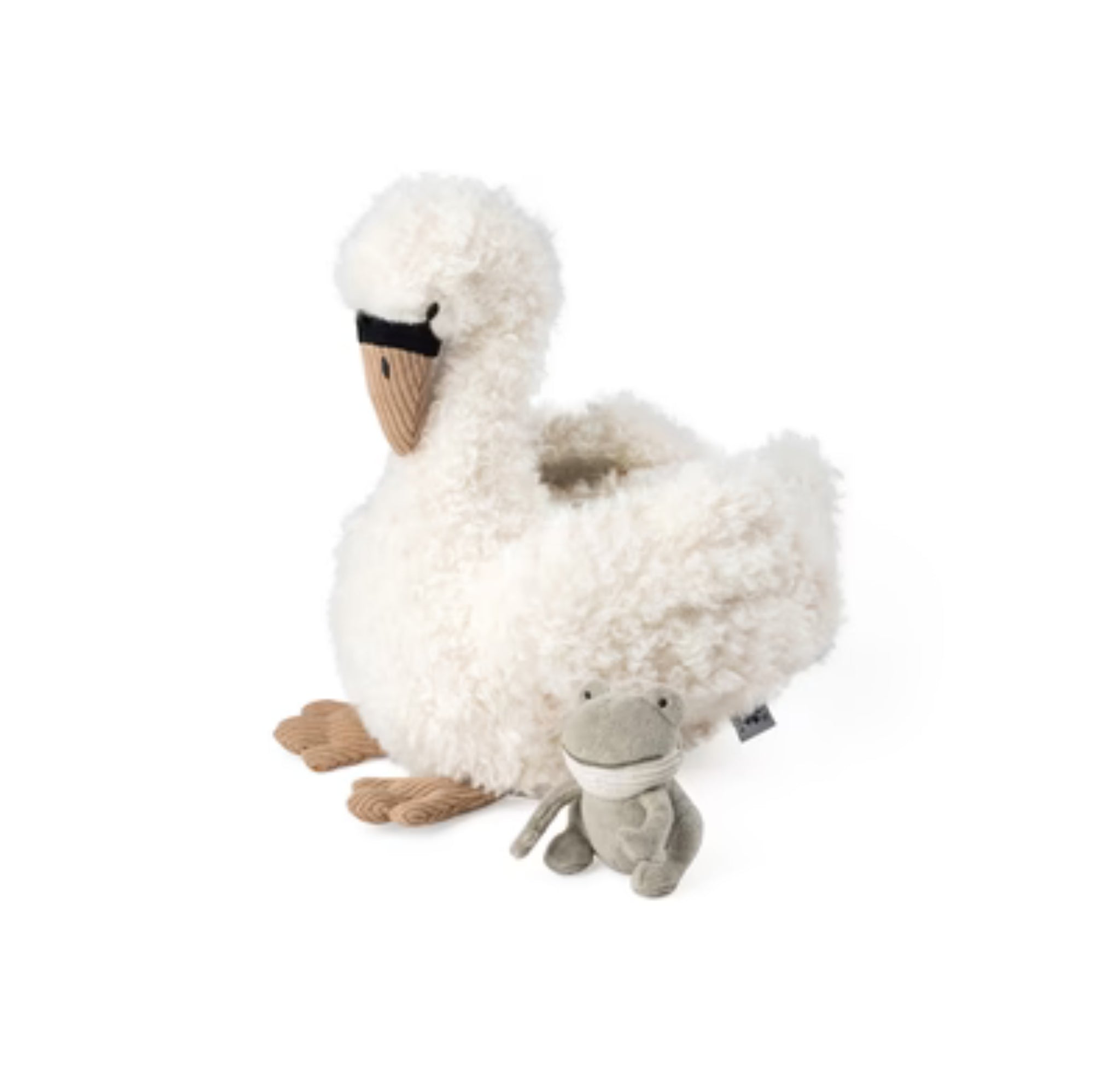 Sebra Activity Schwan - weiches Kuscheltier mit Geräuschen