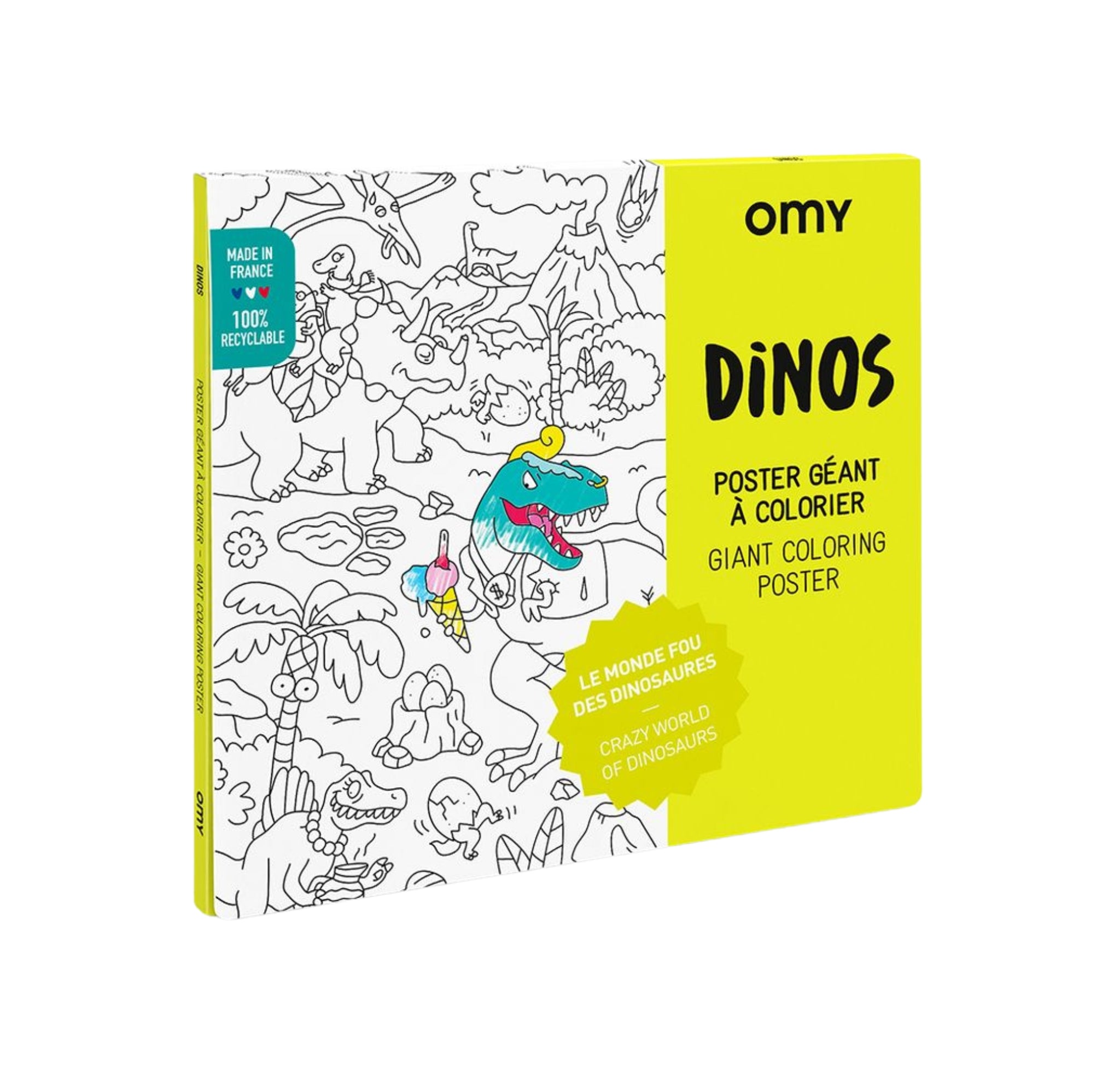 Riesenposter zum Ausmalen -Dinos