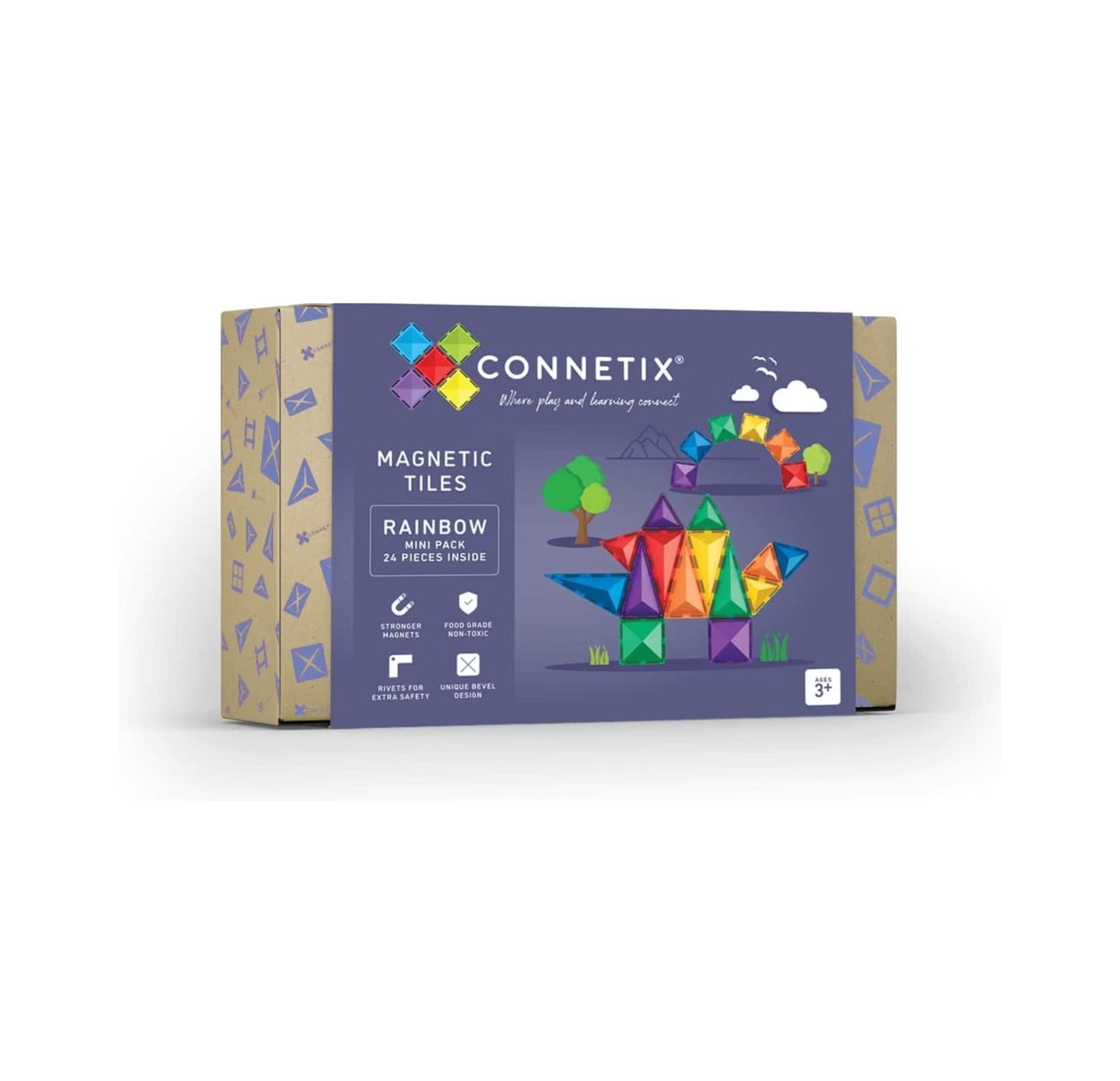 Connetix Rainbow Mini Pack  mit 24 Magentbausteinen