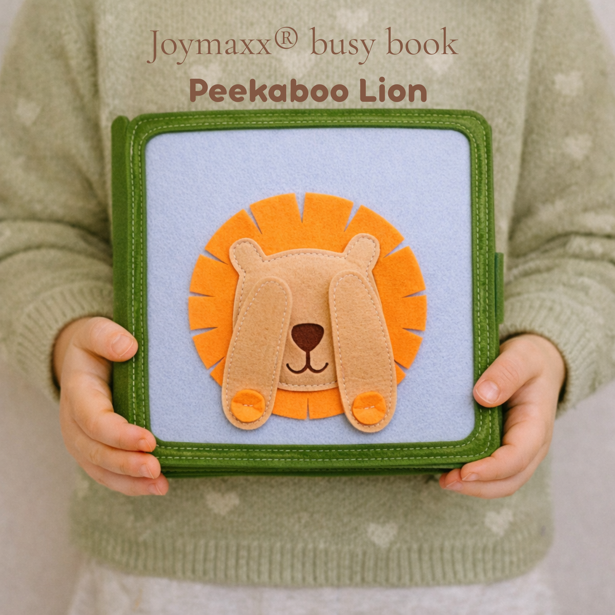 Montessori Quiet Book Peekaboo-Löwe