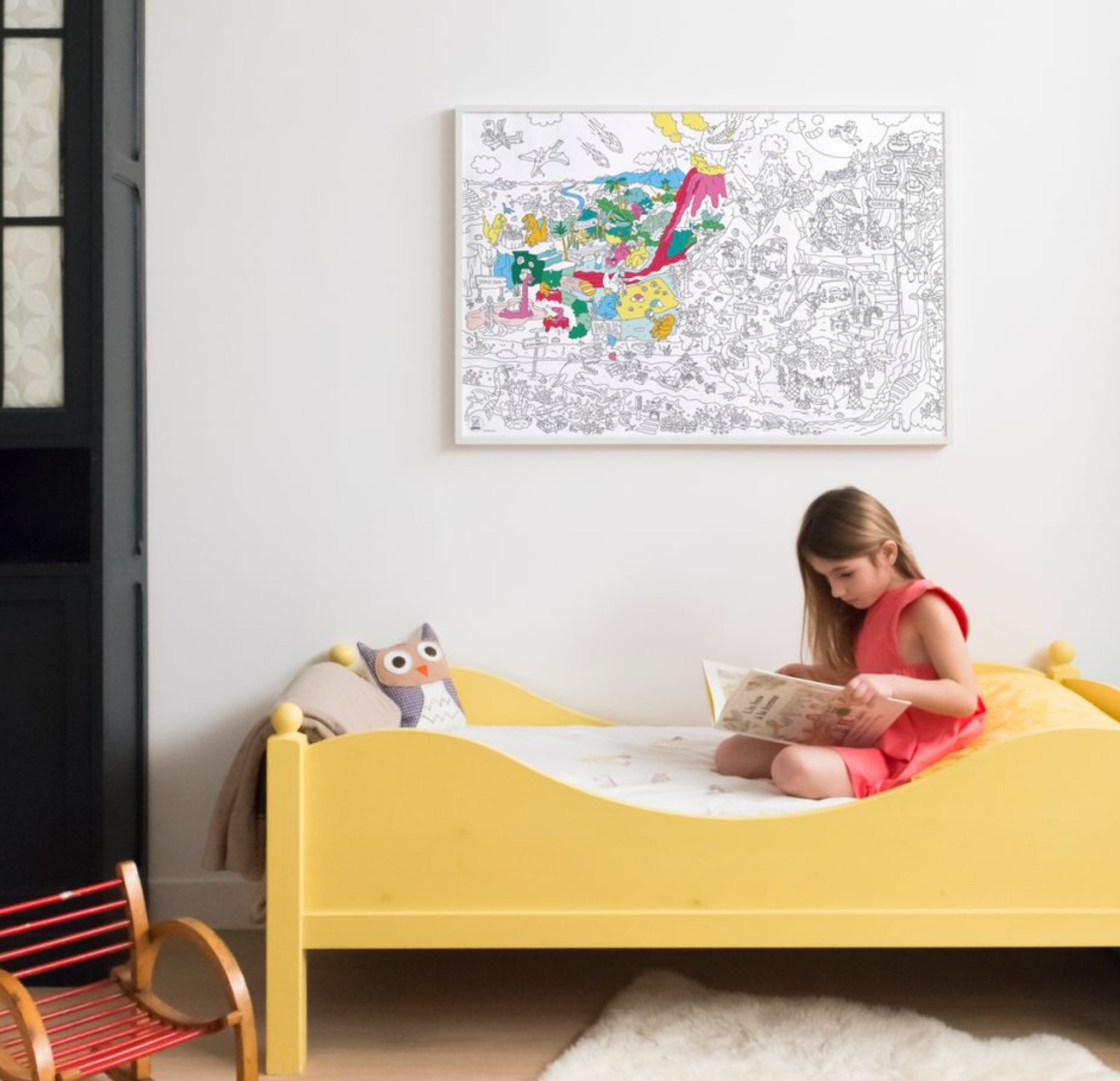 Riesenposter zum Ausmalen -Dinos