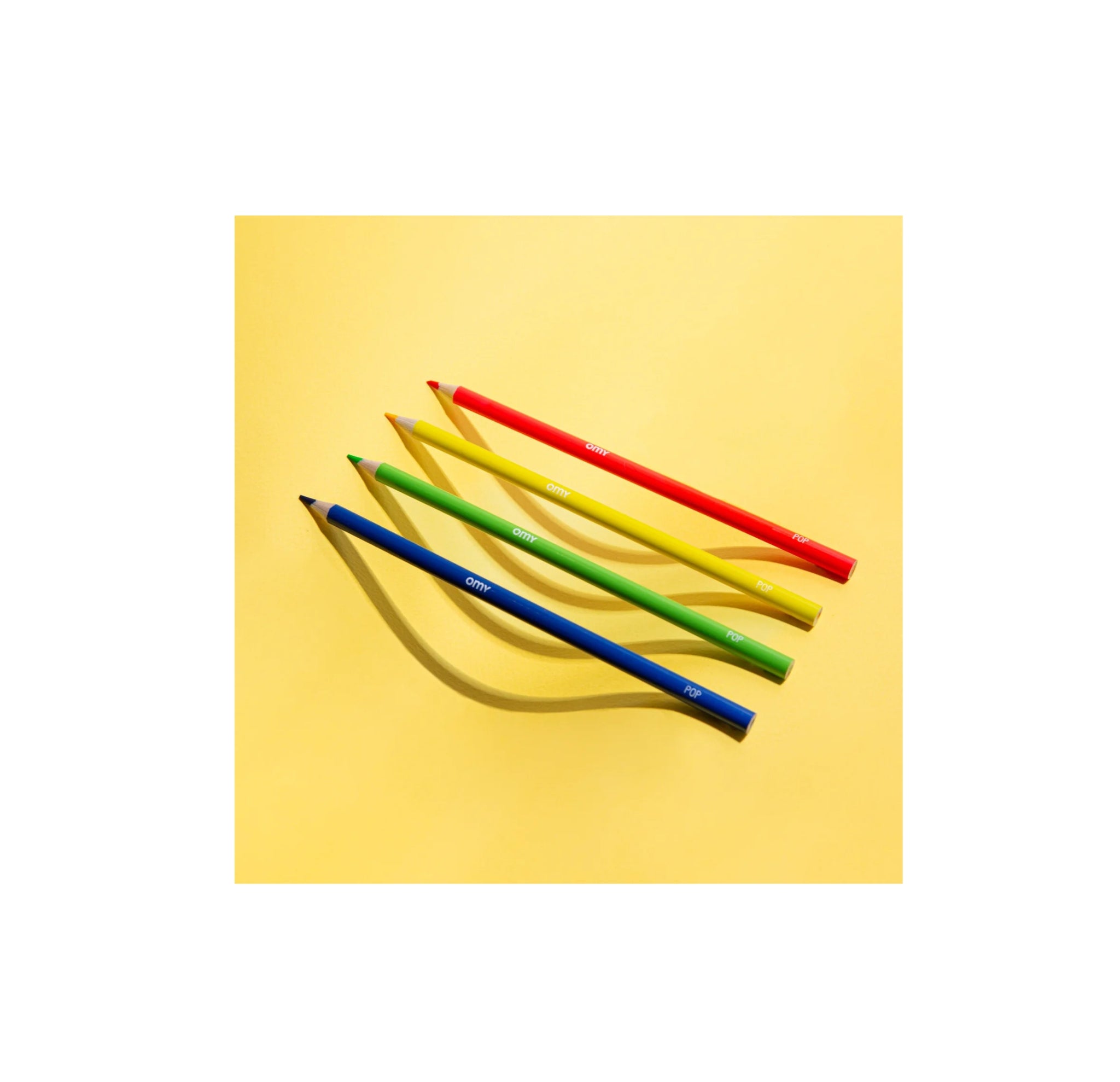 Buntstifte in Pop-Farben