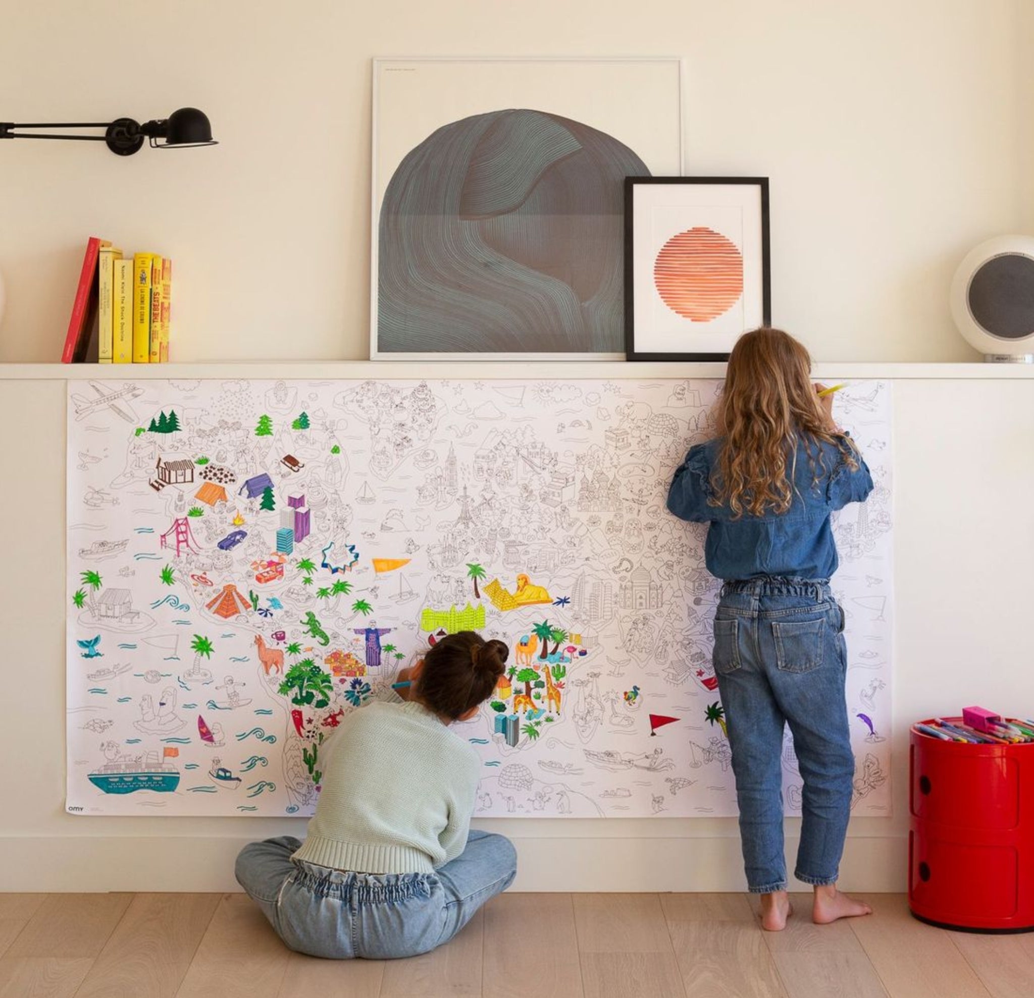 Riesenposter zum Ausmalen- Cosmos