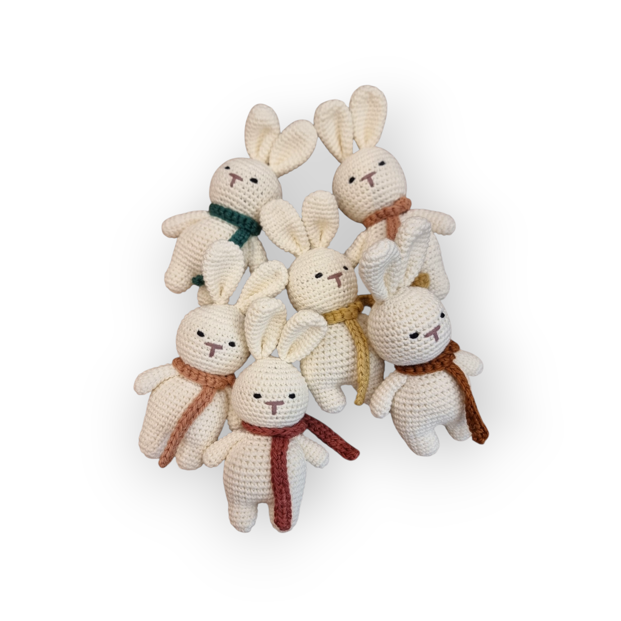 Handgefertigtes Bio-Baumwoll-Beißrasselspielzeug