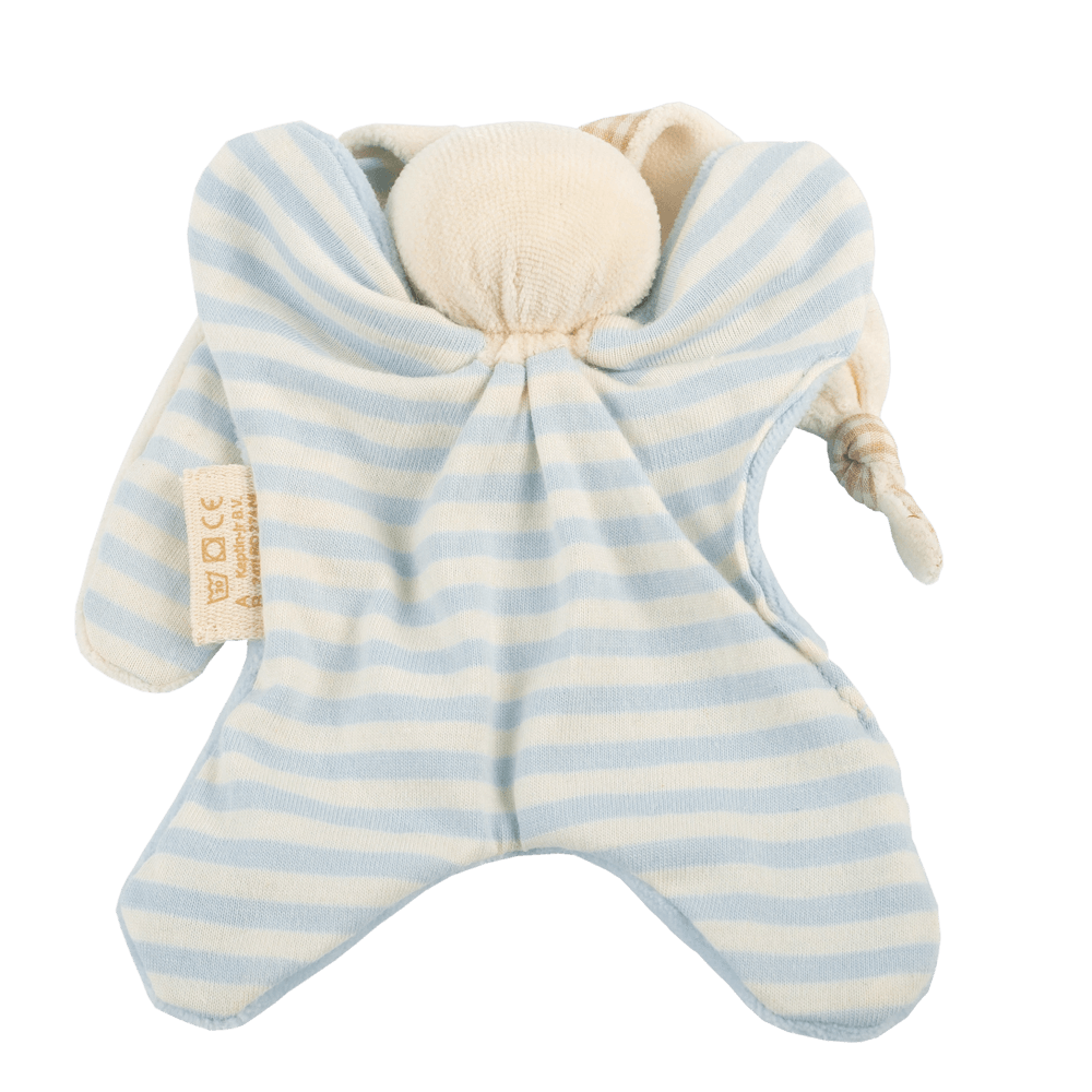 Kuscheltuch Schachtel - Himmelblau
