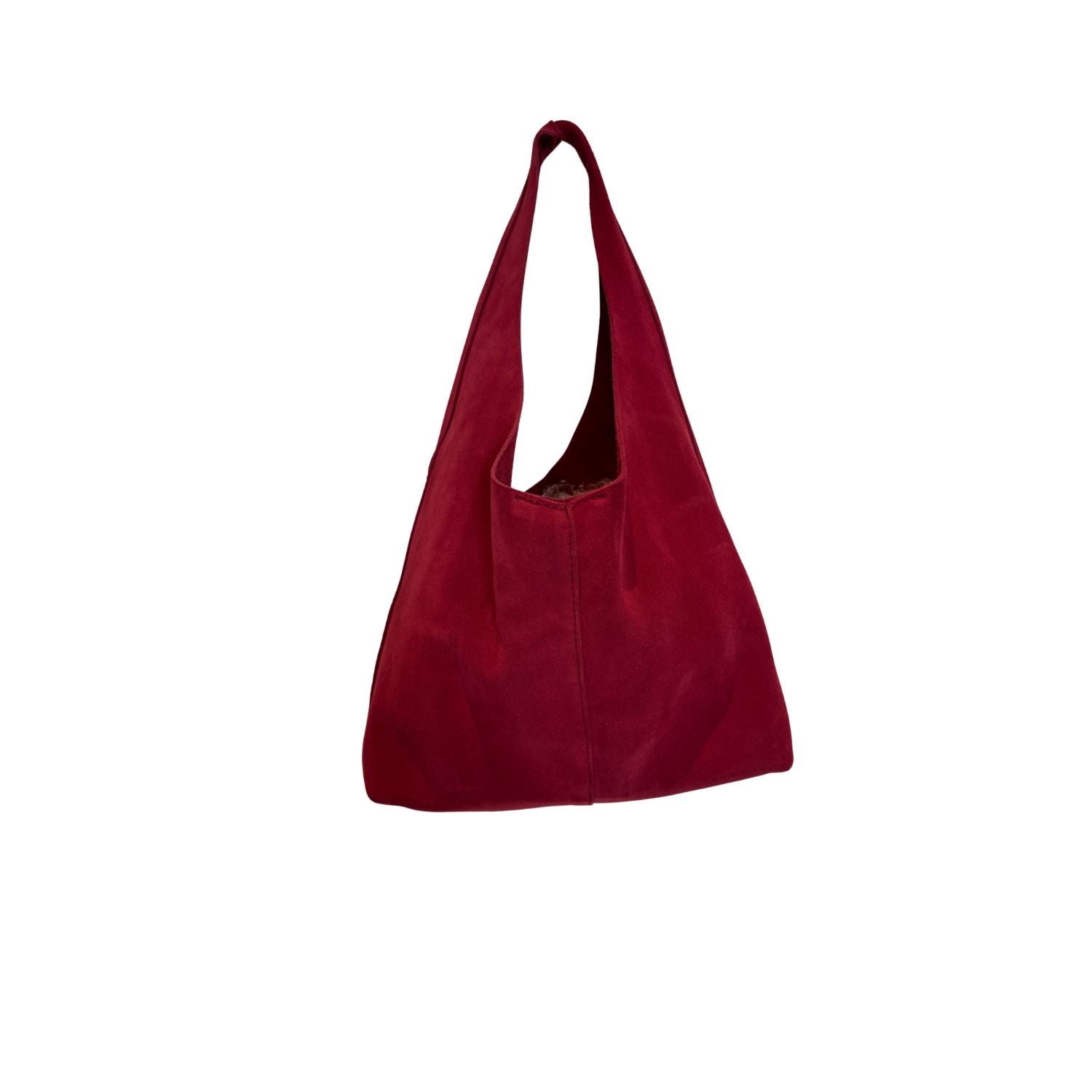 Soft Suede Pouch Bag