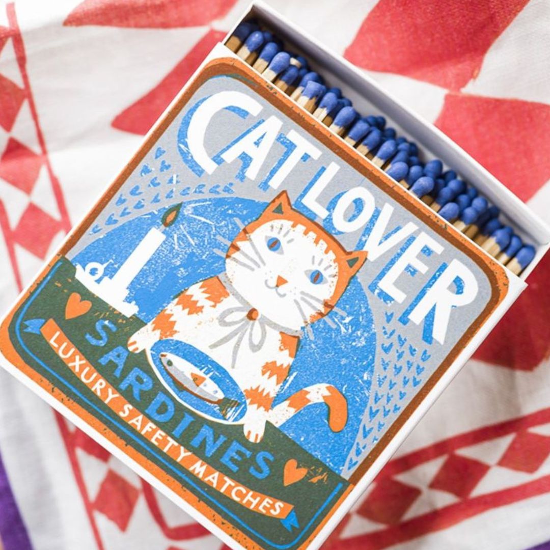 Cat Lover | Square - Safety Matches