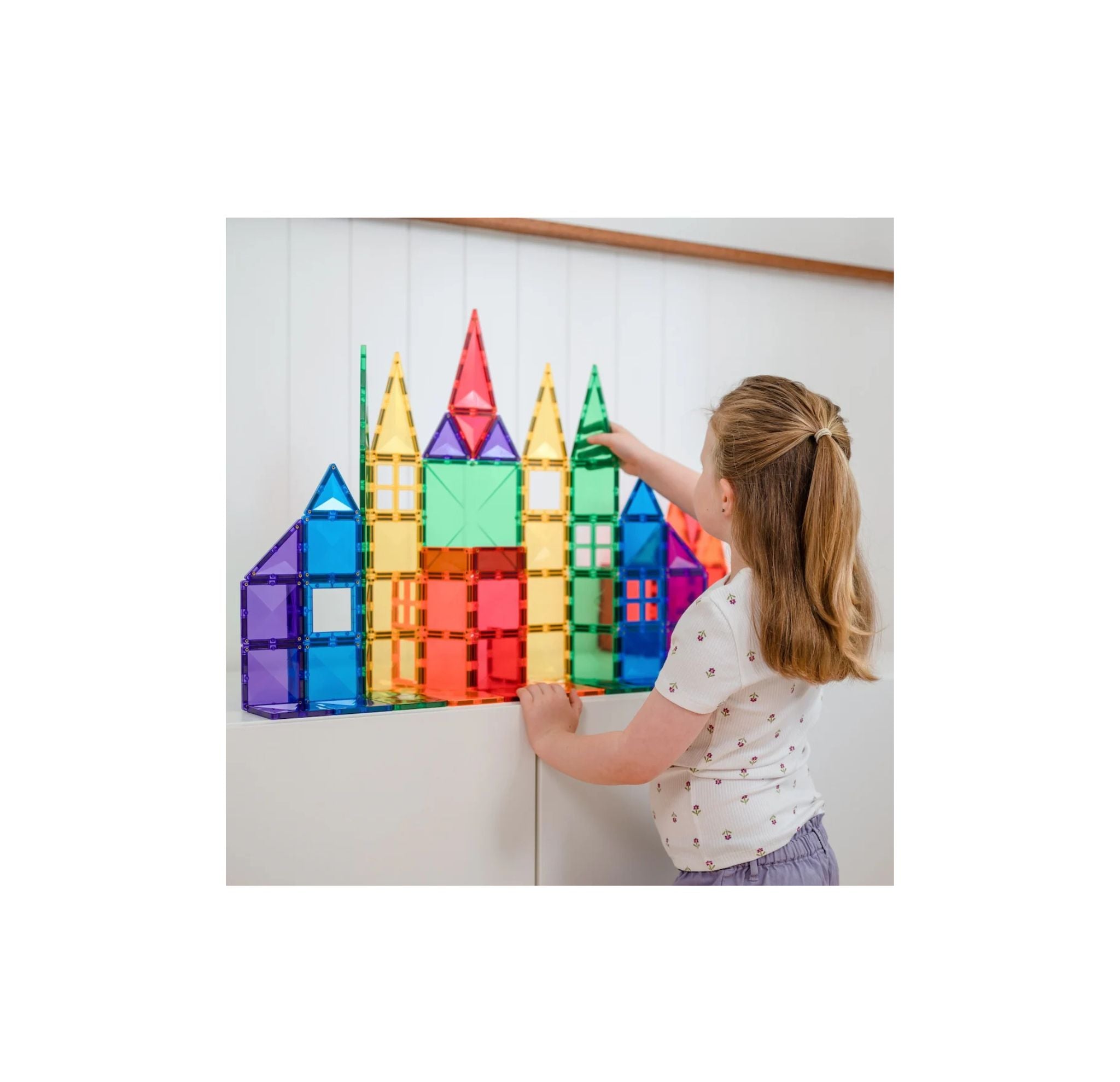 Connetix Rainbow Set mit 102 Magentbausteinen