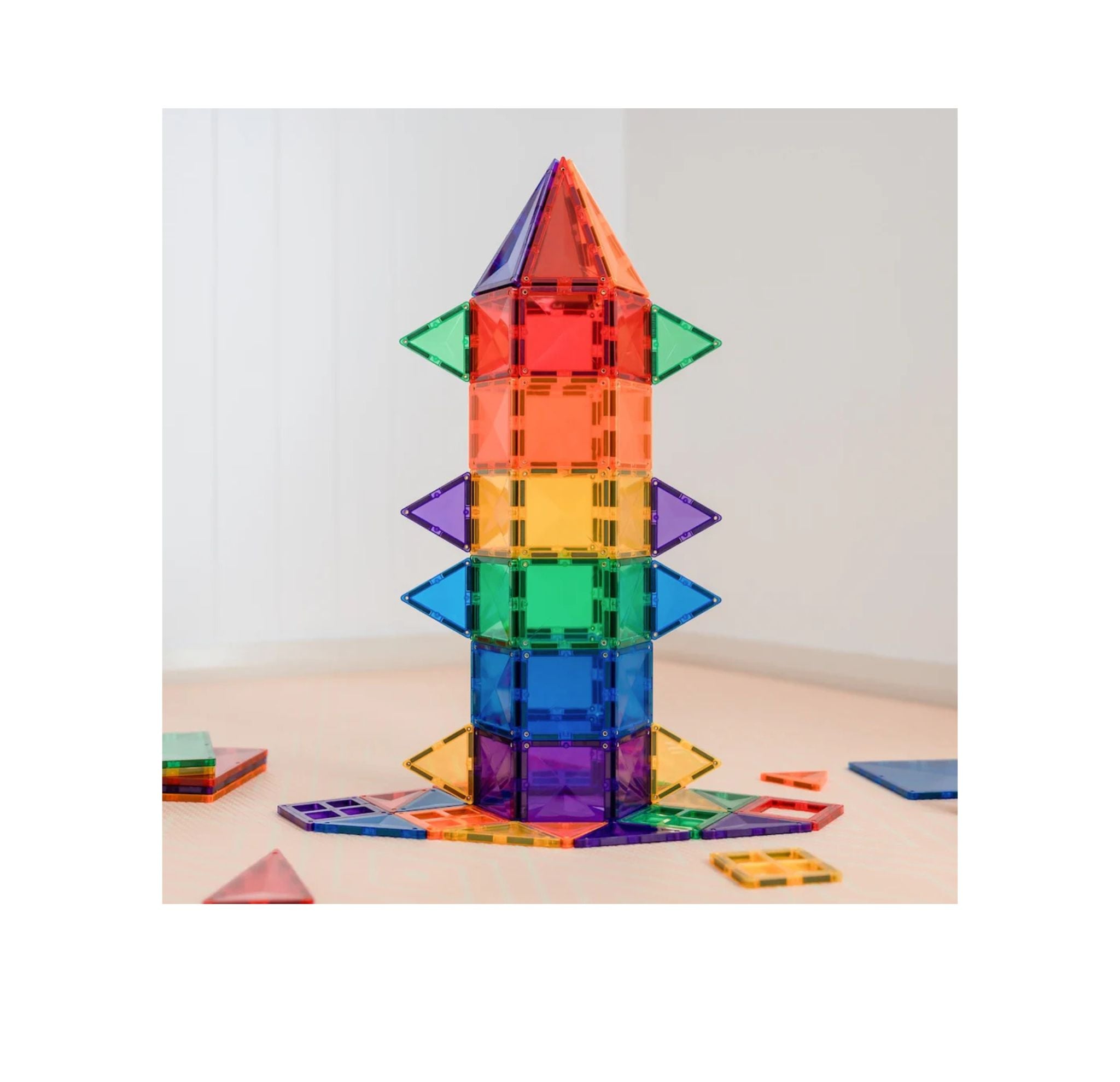 Connetix Rainbow Set mit 102 Magentbausteinen