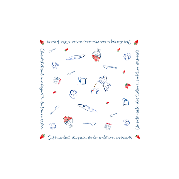 Leinen-Bistrotischdecke 100 cm x 100 cm