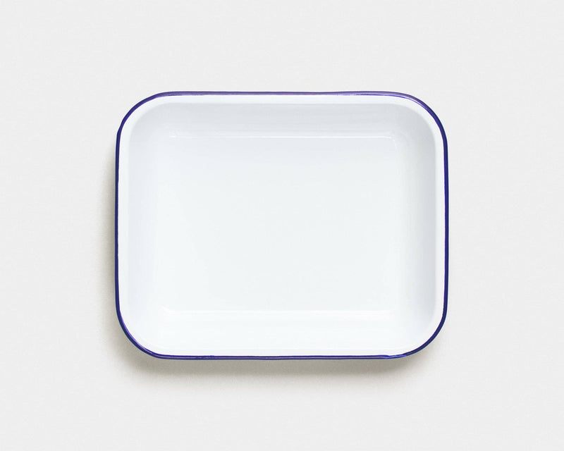 Backset: Weiß mit blauem Rand