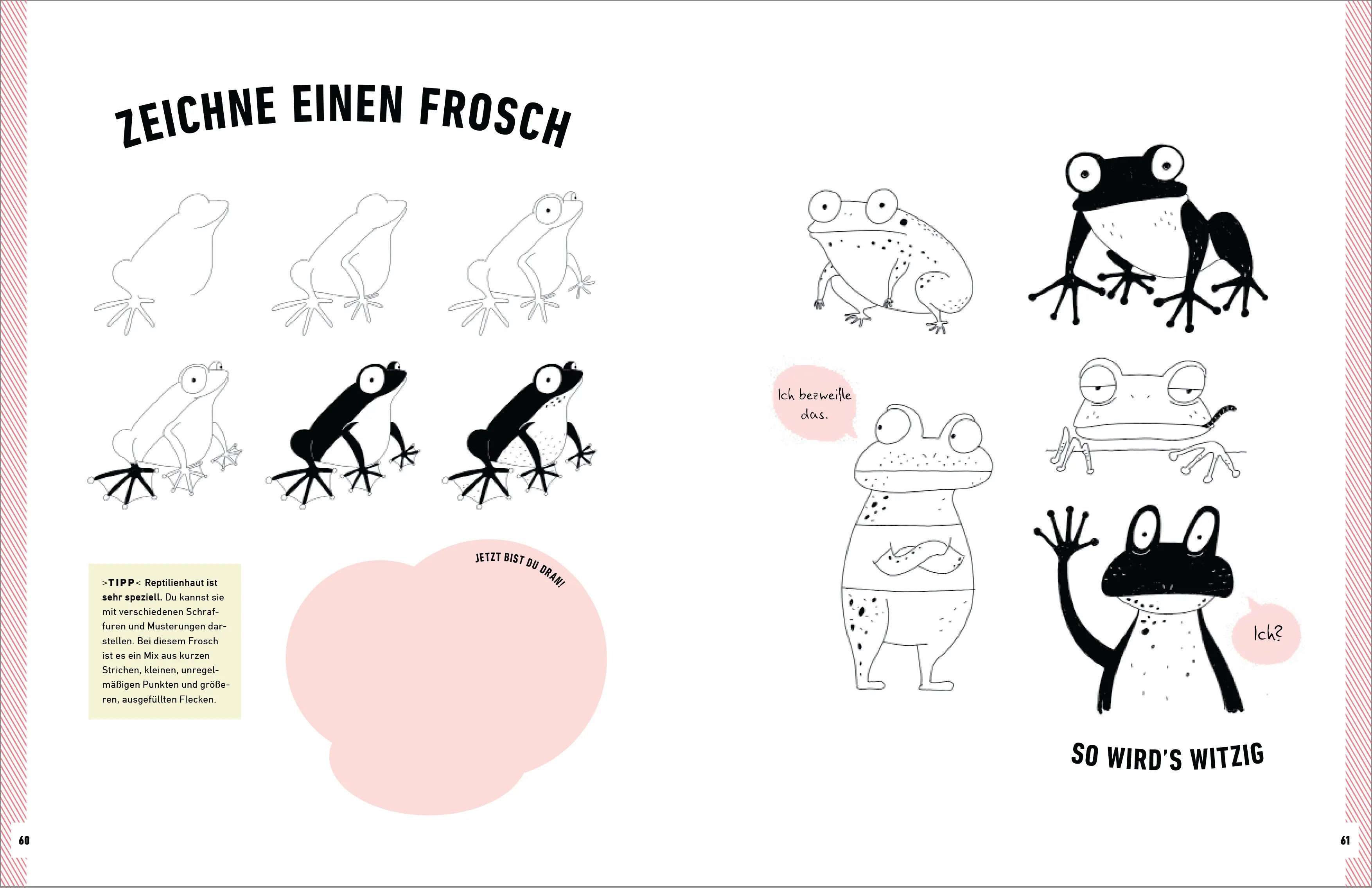 Witzige Tiere Zeichnenen