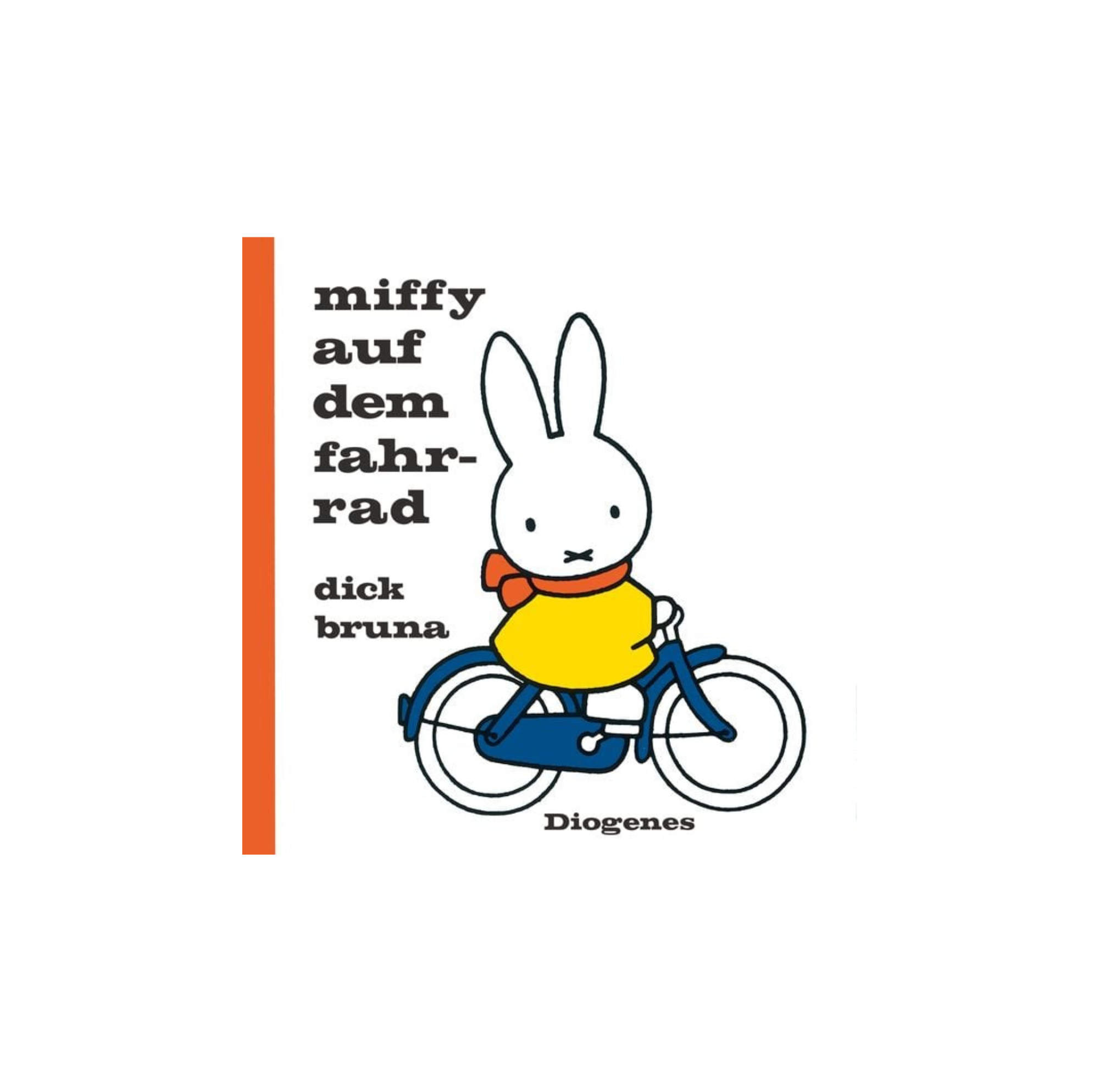 Miffy auf dem Fahrrad