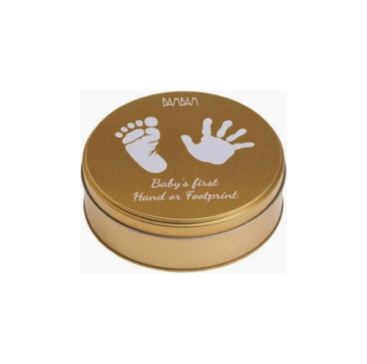 BABY'S HAND ODER FUSSABDRUCK BOX GOLD