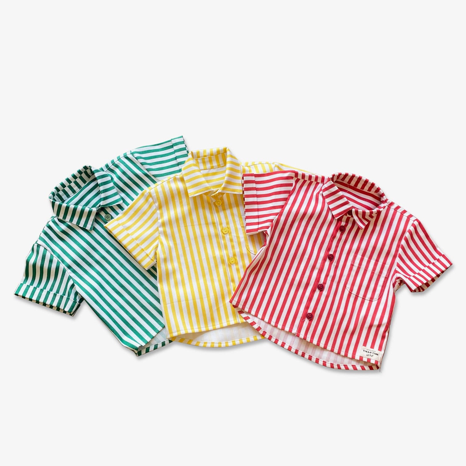 SOMMER TIGER WORKER HEMD STREIFEN ROT