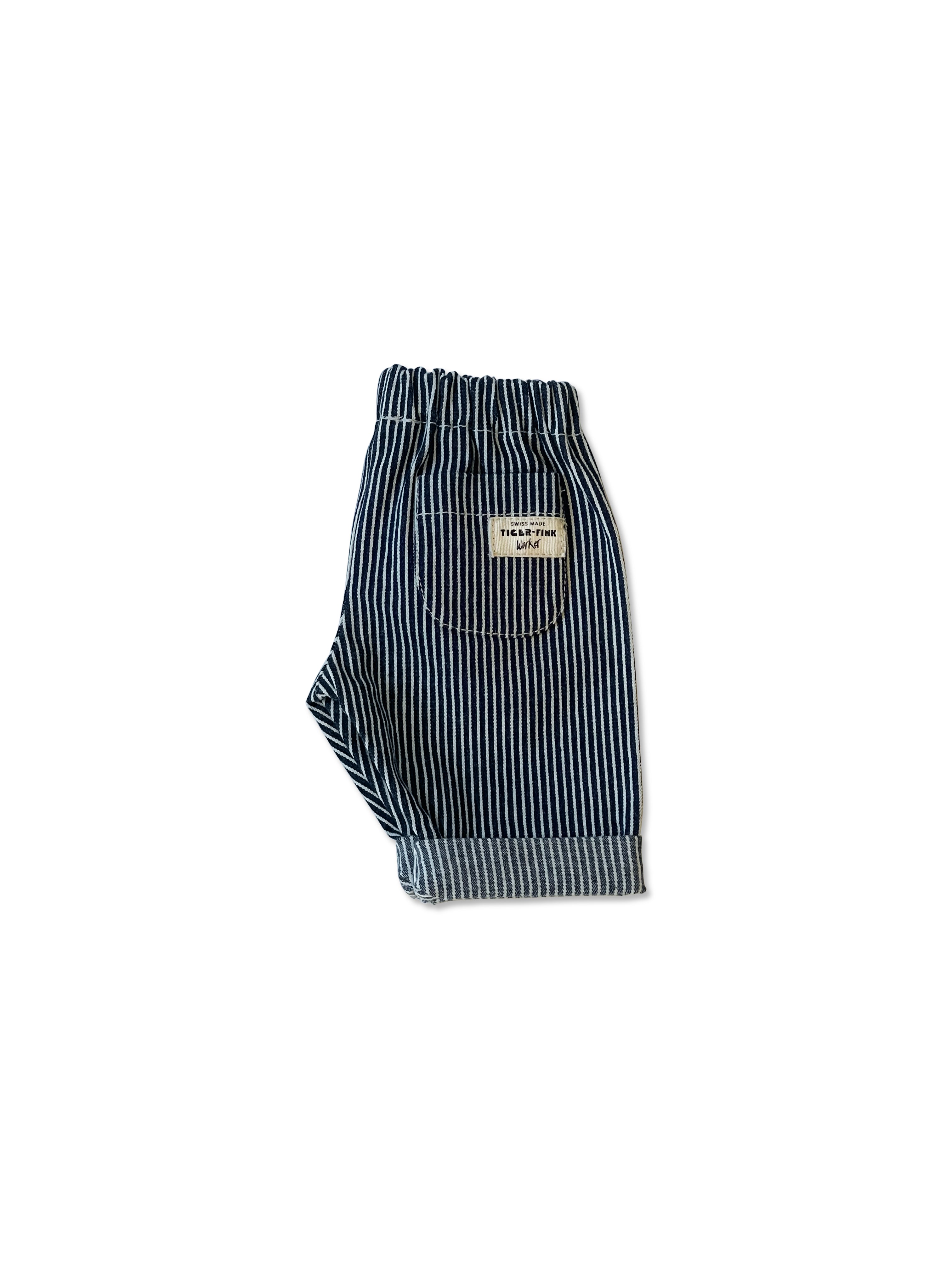 TIGER WORKER JEANS DUNKELBLAU GESTREIFT