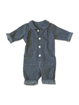 TIGER WORKER OVERALL JEANS DUNKELBLAU