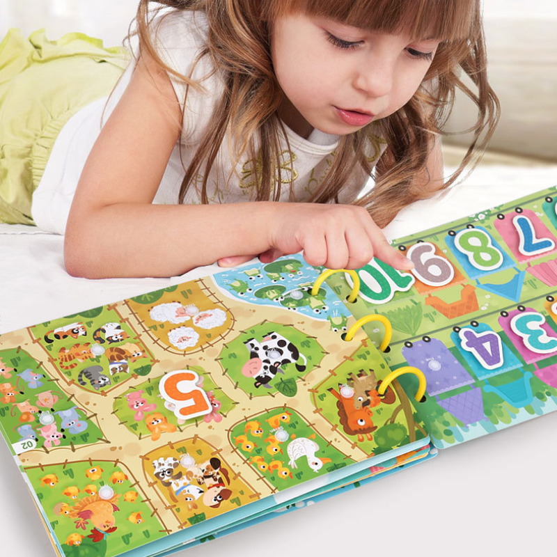 Montessori Beschäftigungsbuch - Zahlen