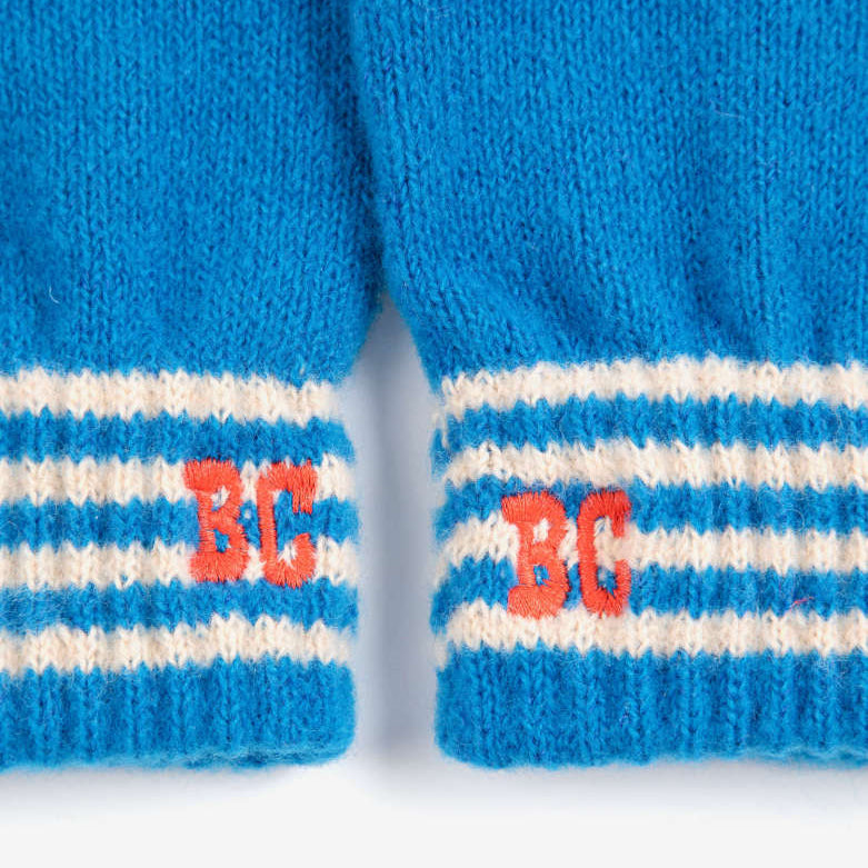 Bobo Choses Bobo Choses knitted gloves blue
