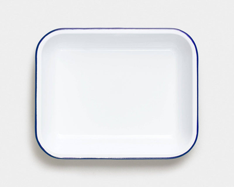 Backset: Weiß mit blauem Rand